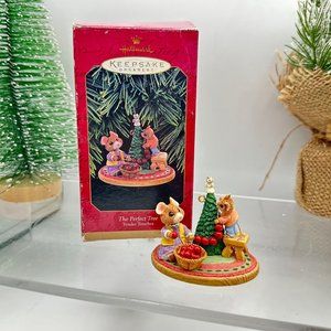 Hallmark Keepsake Ornament The Perfect Tree Tender Touches Mouse Vintage 1997